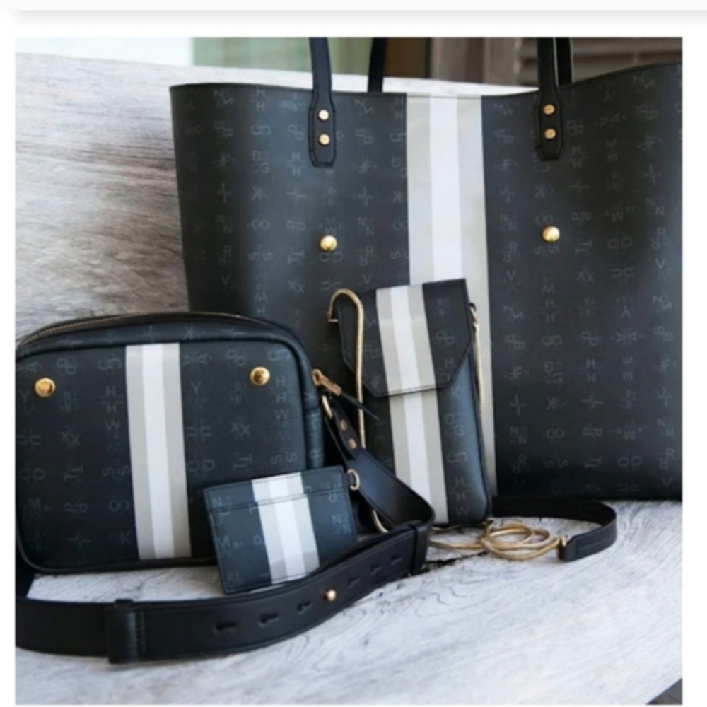 India Hicks "Graphicks" Crossbody Purse